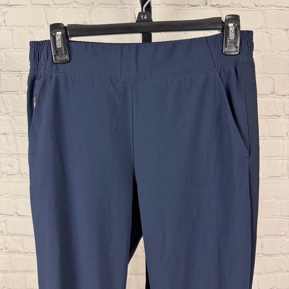 Athleta Brooklyn Joggers Navy Size 8 - Picture 2 of 8